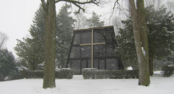 National Shrine of St. Dymphna in Winter