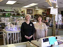Judy and Beverly, Religious Goods Store
