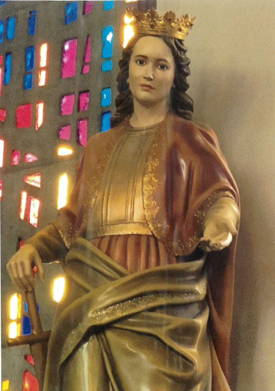 St. Dymphna Statue at the National Shrine of St. Dymphna
